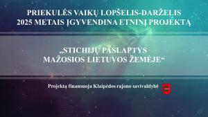 Naujienos „Įgyvendintas etninis projektas „Stichijų paslaptys Mažosios Lietuvos žemėje““ galerija. Nuotrauka 1 iš 1