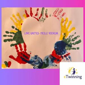 Naujienos „Tarptautinis eTwinning projektas „Meilė vienija ‒ Love unites““ galerija. Nuotrauka 2 iš 2