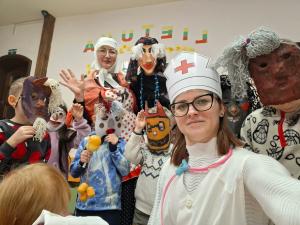 Naujienos „Užgavėnių šventė „Žiema, žiema, bėk iš kiemo““ galerija. Nuotrauka 10 iš 12