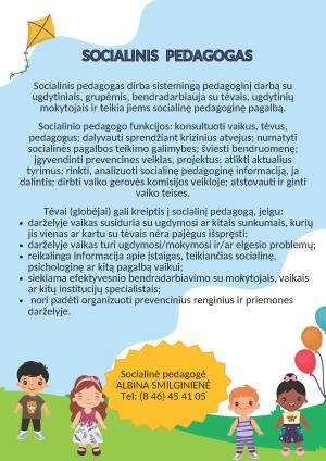 Naujienos „Priekulės vaikų lopšelyje-darželyje, Derceklių ir Drevernos skyriuje socialinio ugdymo paslaugas pradėjo teikti SOCIALINIS PEDAGOGAS.“ galerija. Nuotrauka 1 iš 1